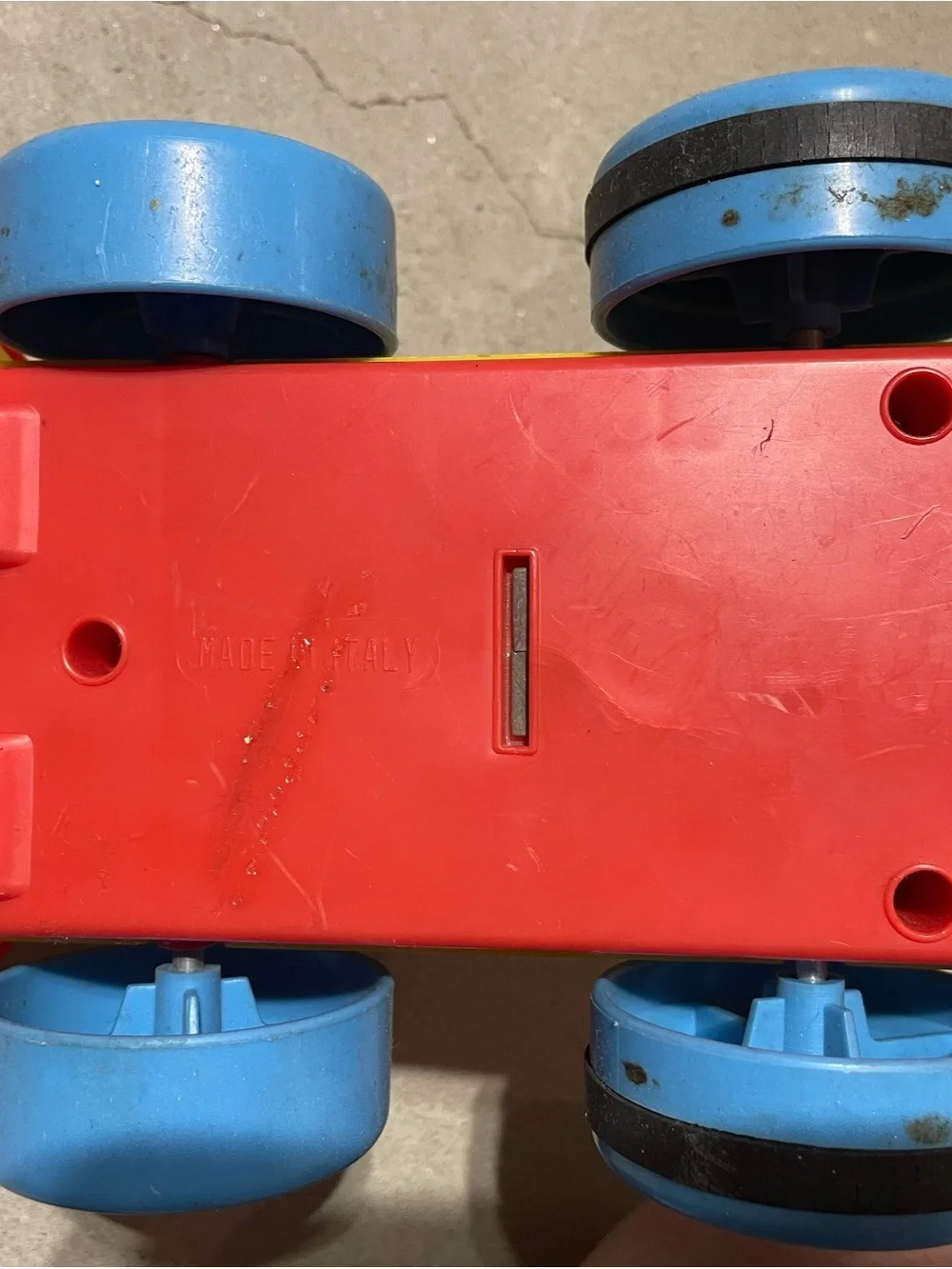 Classic Red and Yellow Toy Truck - Kids Toys